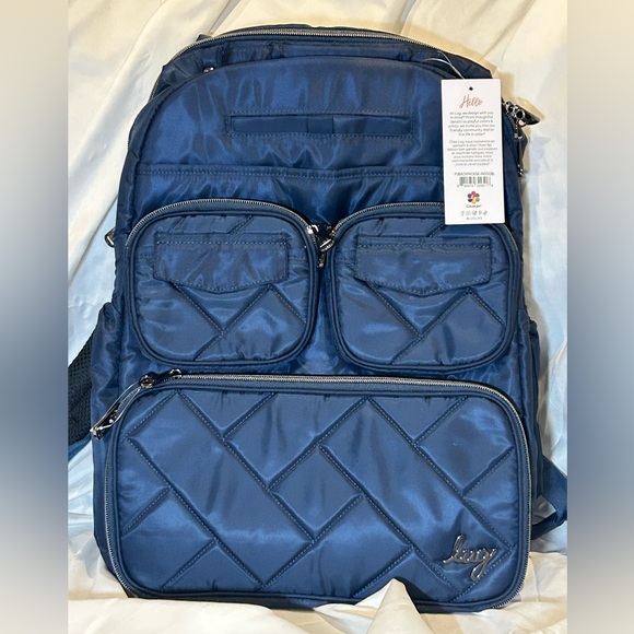 lug Handbags - Lug Puddle Jumper Backpack SE INDIGO BLUE NWT